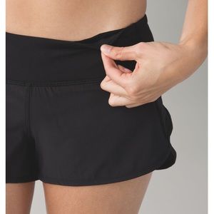 Lululemon Black 2.5” Speed Short